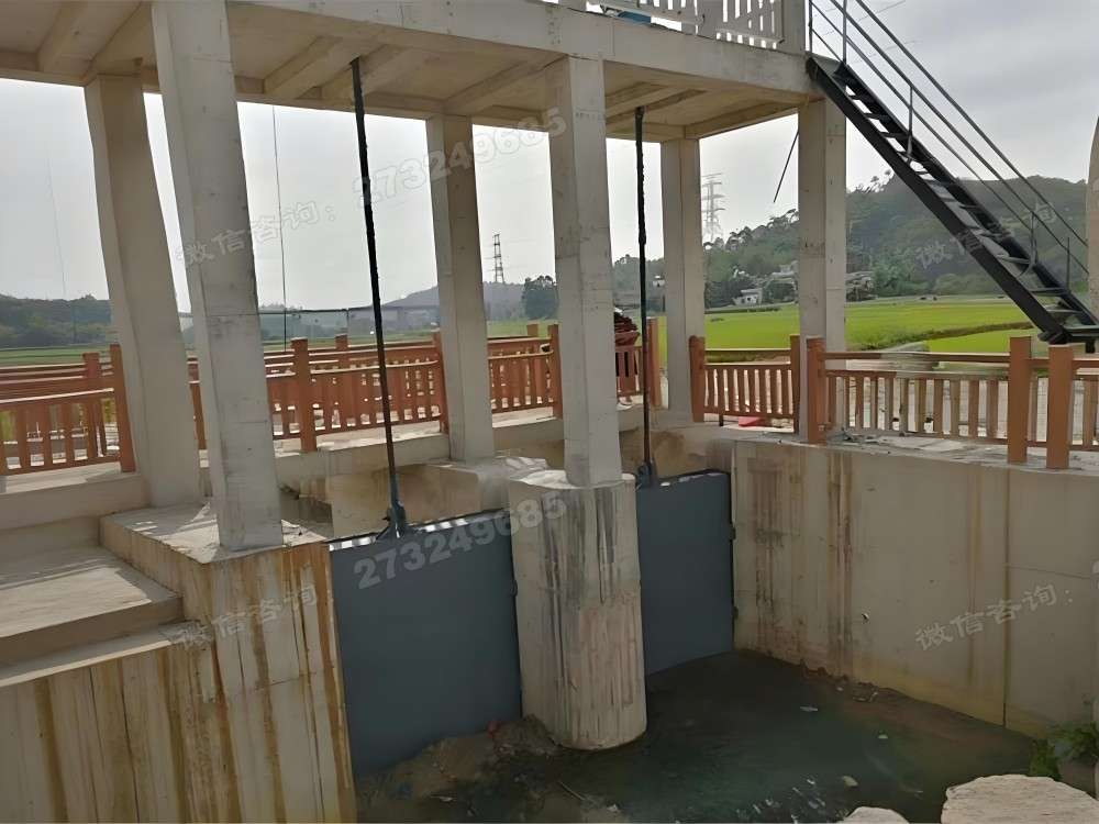 喀什地区双孔水利闸站闸门
